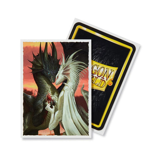 Dragon Shield - Standard Art Sleeves - Valentine Dragons - (100 Sleeves)