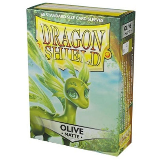 Dragon Shield Standard Matte Sleeves - Olive (60 Sleeves)