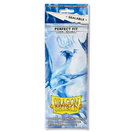 Dragon Shield - Standard Perfect Fit Sealable Sleeves - Clear - (100 Sleeves)