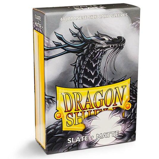 Dragon Shield - Japanese Matte Sleeves - Slate (60 Sleeves)