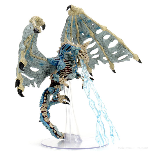 Dungeons & Dragons - Icons of the Realms Miniatures - Boneyard Premium Set - Blue Dracolich