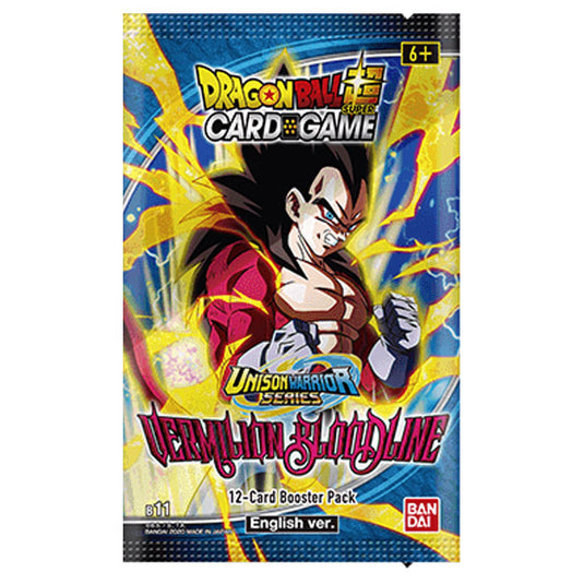 DragonBall Super Card Game - B11 Unison Warrior Series - Vermilion Bloodline - Booster Pack