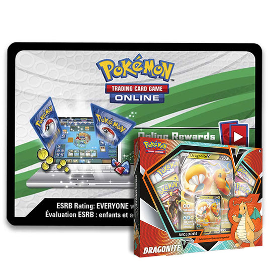 Pokemon - Dragonite V Box - Online Code Card Pokemon - Dragonite V Box - Online Code Card