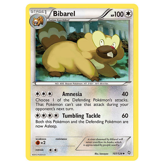 pokemon bibarel card Pokemon - Black & White - Dragons Exalted - Bibarel