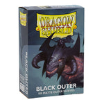 Dragon Shield - Standard Size - Outer Sleeves - Matte Black (100 Sleeves)