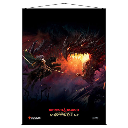 Ultra Pro - Magic the Gathering - Adventures in the Forgotten Realms - Wall Scroll - Drizzt Key Art