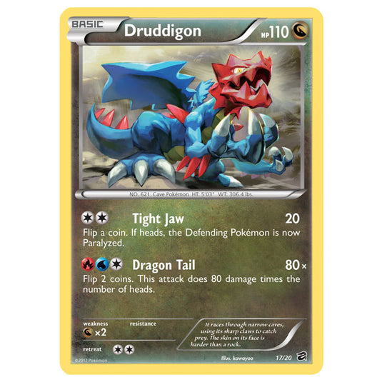 Pokemon - Dragon Vault - Druddigon - 17/20
