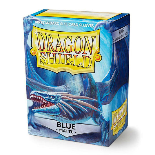 Dragon Shield - Standard Matte Sleeves - Blue - (100 Sleeves)