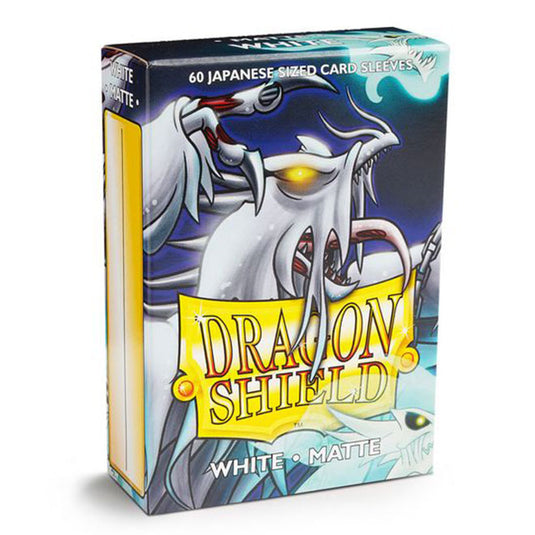 Dragon Shield - Japanese Matte Sleeves - White (60 Sleeves)