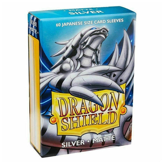 Dragon Shield - Japanese Matte Sleeves - Silver (60 Sleeves)