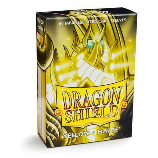 Dragon Shield - Japanese Matte Sleeves - Yellow (60 Sleeves)