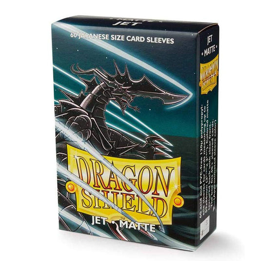 Dragon Shield - Japanese Matte Sleeves - Jet (60 Sleeves)