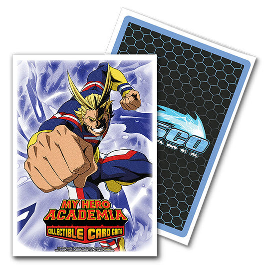 Dragon Shield - Standard Matte Art Sleeves - All Might Punch - (100 sleeves)