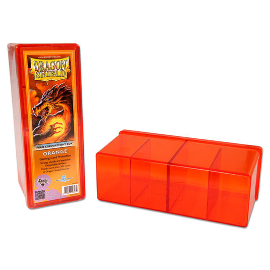 Dragon Shield - 4 Compartment Box - Orange