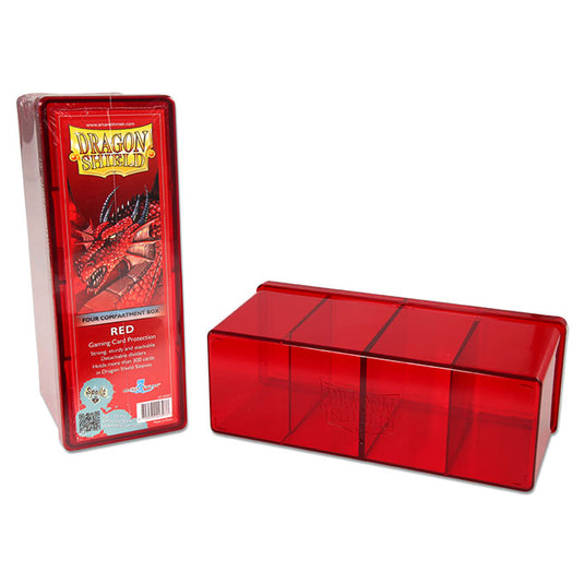 Dragon Shield - 4 Compartment Box - Red