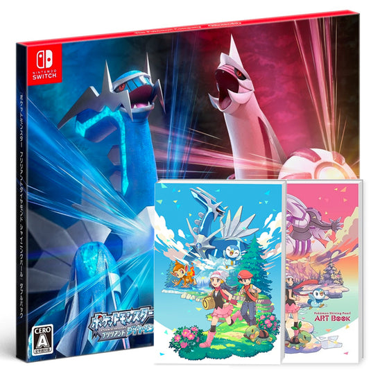 Pokemon - Brilliant Diamond & Shining Pearl - Dual Pack - Nintendo Switch (Art Books Included!)