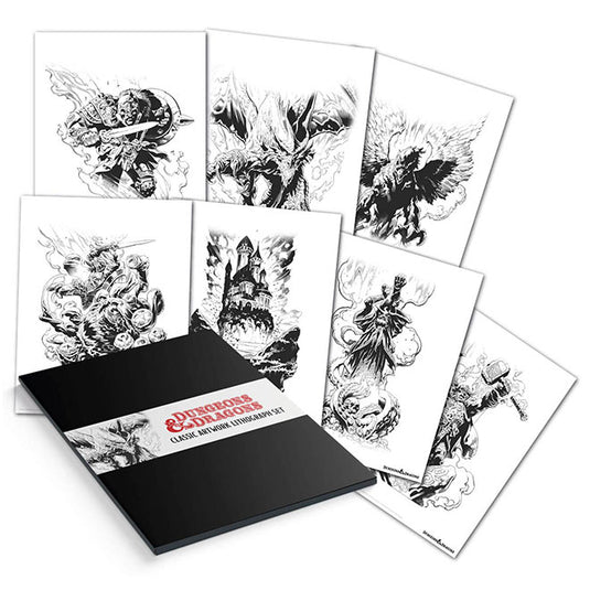 Dungeons & Dragons - Lithograph Set