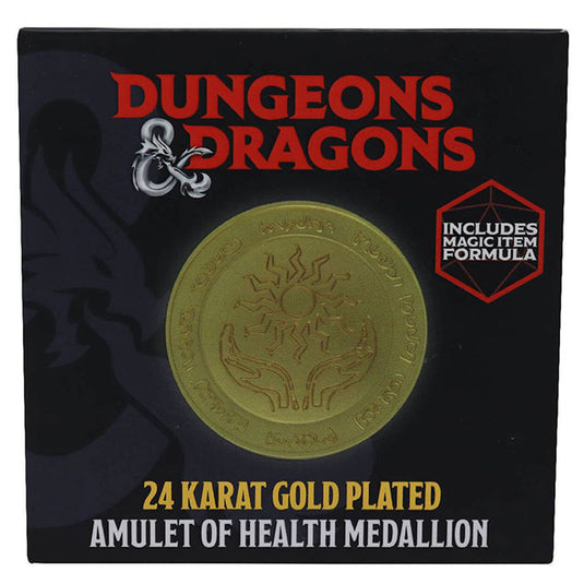 Dungeons & Dragons - 24k Gold Plated Medallion