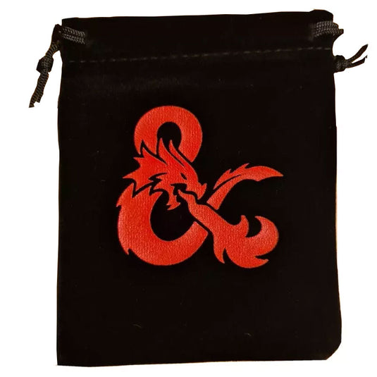 Dungeons & Dragons Black Velvet Dice Bag