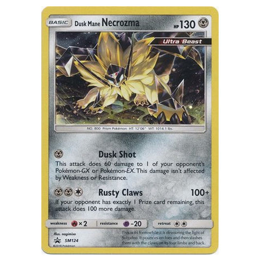 Pokemon - Sun & Moon - SM Black Star Promos - Dusk Mane Necrozma - SM124