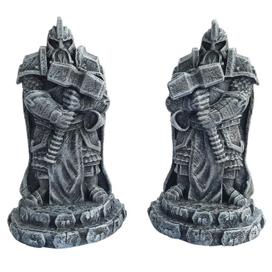 Ziterdes - Dwarf statues with hammer (set of 2)