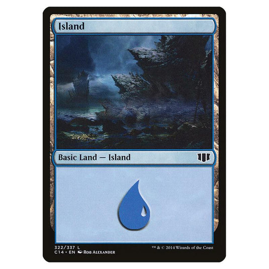 Magic The Gathering - Commander 2014 - Island - 322