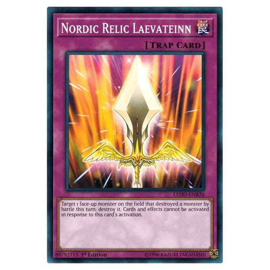 Yu-Gi-Oh! - Legendary Hero Decks - Nordic Relic Laevateinn (Common) LEHD-ENB26