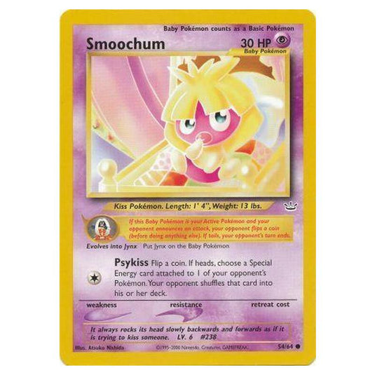 Pokemon - Neo Revelation - Smoochum - 54/64/64