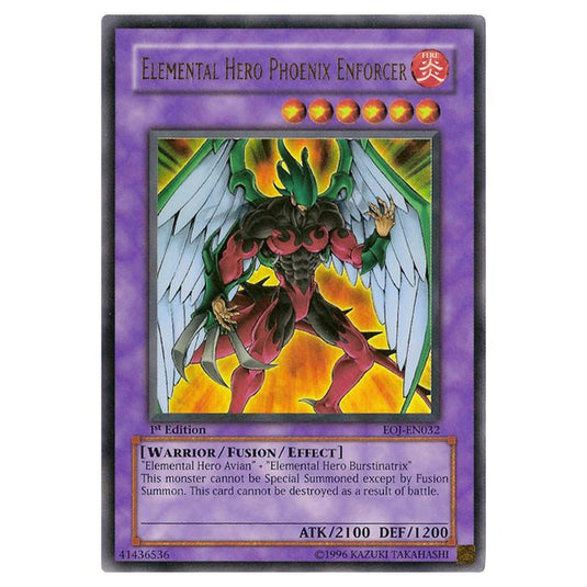 Yu-Gi-Oh! - Enemy of Justice - Elemental HERO Phoenix Enforcer (Ultra Rare) EOJ-EN032