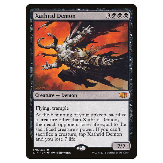 Magic The Gathering - Commander 2014 - Xathrid Demon - 170