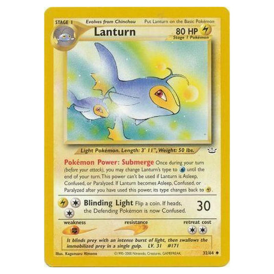 Pokemon - Neo Revelation - Lanturn - 32/64/64