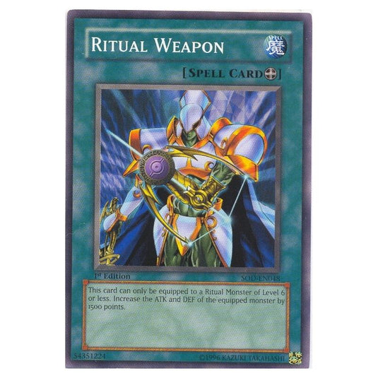 Yu-Gi-Oh! - Soul of the Duelist - Ritual Weapon (Common) SOD-EN048