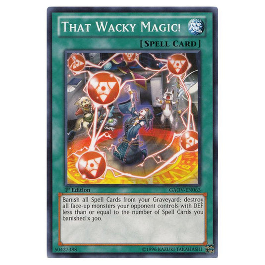 Yu-Gi-Oh! - Galactic Overlord - That Wacky Magic! (Common) GAOV-EN063