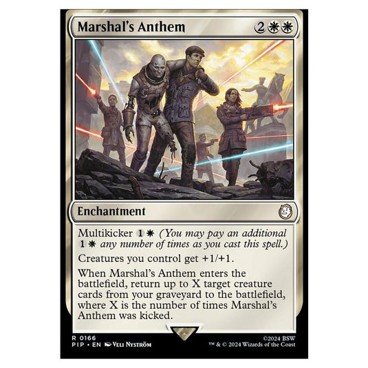 Magic The Gathering - Universes Beyond - Fallout - Marshal's Anthem - 0166