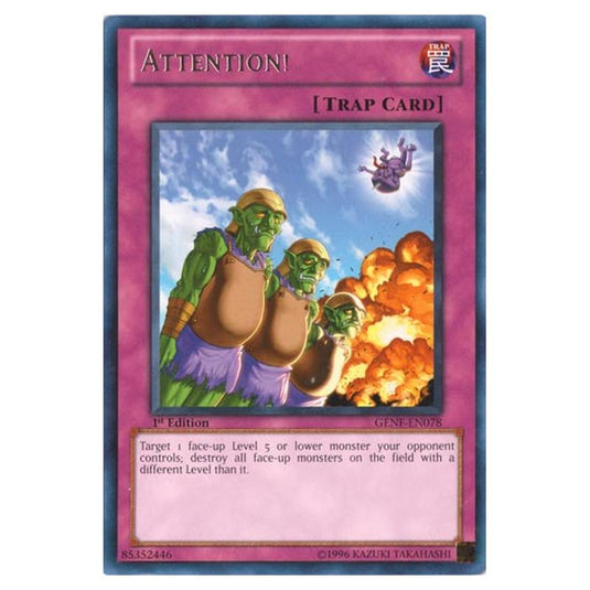 Yu-Gi-Oh! - Generation Force - Attention! (Rare) GENF-EN078