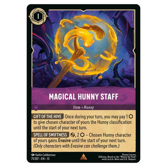 Lorcana - Attack of the Vine - Magical Hunny Staff (Rare) - 71/207