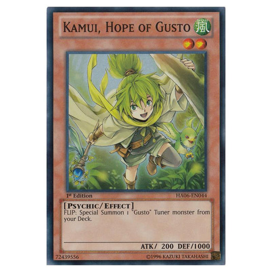 Yu-Gi-Oh! - Hidden Arsenal 6 - Omega Xyz - Kamui, Hope of Gusto (Super Rare) HA06-EN044