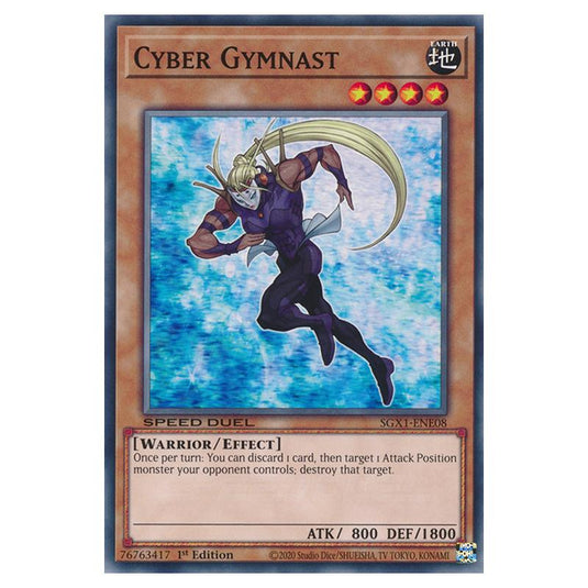 Yu-Gi-Oh! - Speed Duel GX - Duel Academy Box - Cyber Gymnast (Common) SGX1-ENE08