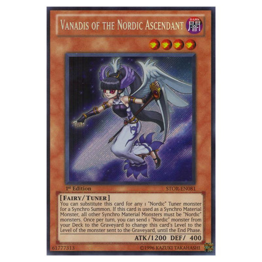 Yu-Gi-Oh! - Storm of Ragnarok - Vanadis of the Nordic Ascendant (Secret Rare) STOR-EN081
