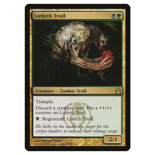 Magic The Gathering - Return To Ravnica - Lotleth Troll - 177/274