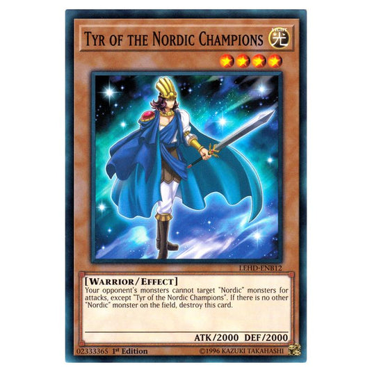 Yu-Gi-Oh! - Legendary Hero Decks - Tyr of the Nordic Champions (Common) LEHD-ENB12