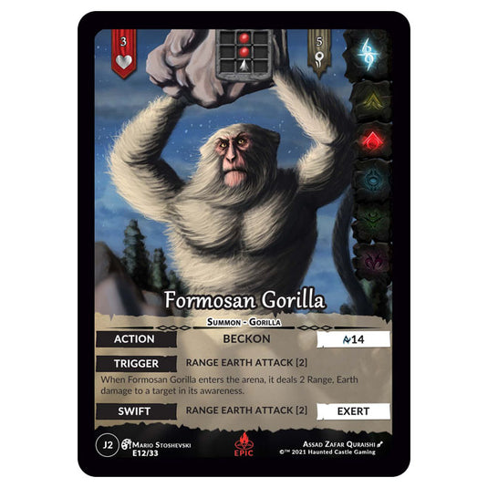 Genesis Battle of Champions - Welcome to Jaelara - Formosan Gorilla (Epic Rare) J2165