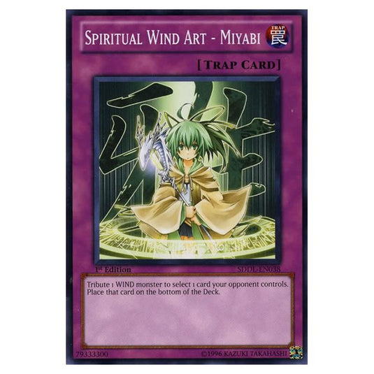 Yu-Gi-Oh! - Dragunity Legion Structure Deck - Spiritual Wind Art - Miyabi (Common) SDDL-EN038