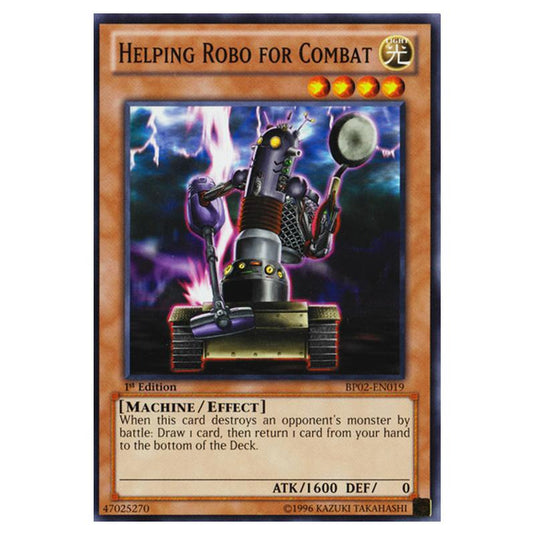 Yu-Gi-Oh! - Battle Pack 2 - War of the Giants - Helping Robo for Combat (Common) BP02-EN019