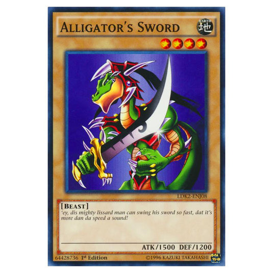 Yu-Gi-Oh! - Legendary Decks II - Alligator's Sword (Common) LDK2-ENJ08