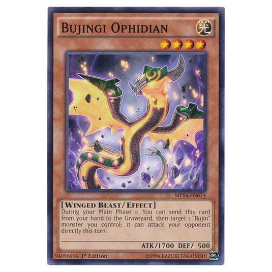 Yu-Gi-Oh! - 2014 Mega-Tin Mega Pack - Bujingi Ophidian (Common) MP14-EN074