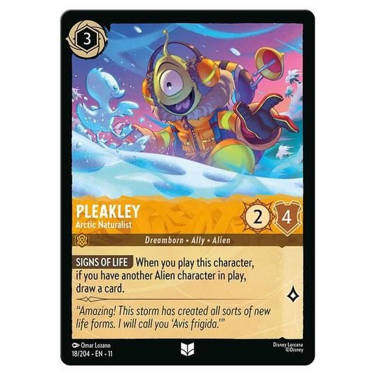 Lorcana - Winterspell - Pleakley - Arctic Naturalist (Uncommon) - 018/204