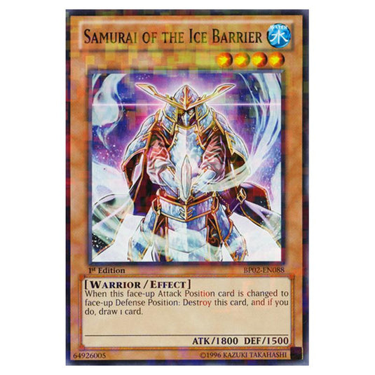 Yu-Gi-Oh! - Battle Pack 2 - War of the Giants - Samurai of the Ice Barrier (Mosaic Rare) BP02-EN088