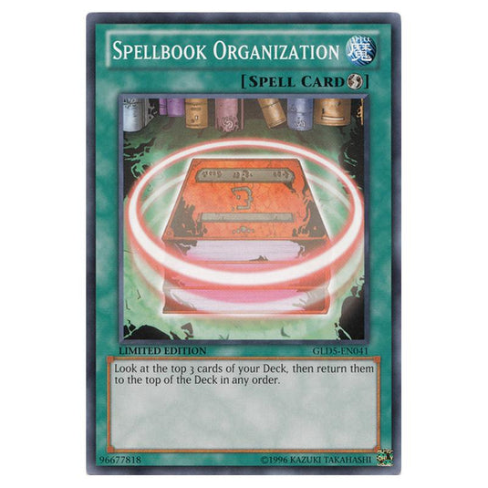 Yu-Gi-Oh! - Gold Series - Haunted Mine - Spellbook Organization (Common) GLD5-EN041