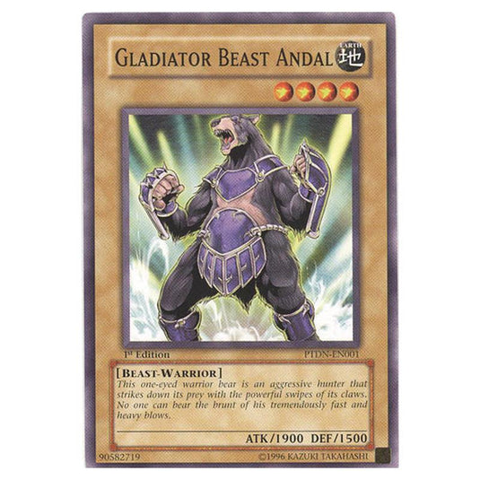 Yu-Gi-Oh! - Phantom Darkness - Gladiator Beast Andal (Common) PTDN-EN001
